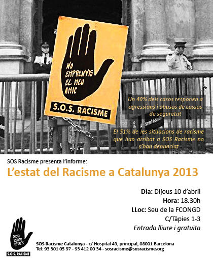 Cartell Presentació_ Informe 2013_2