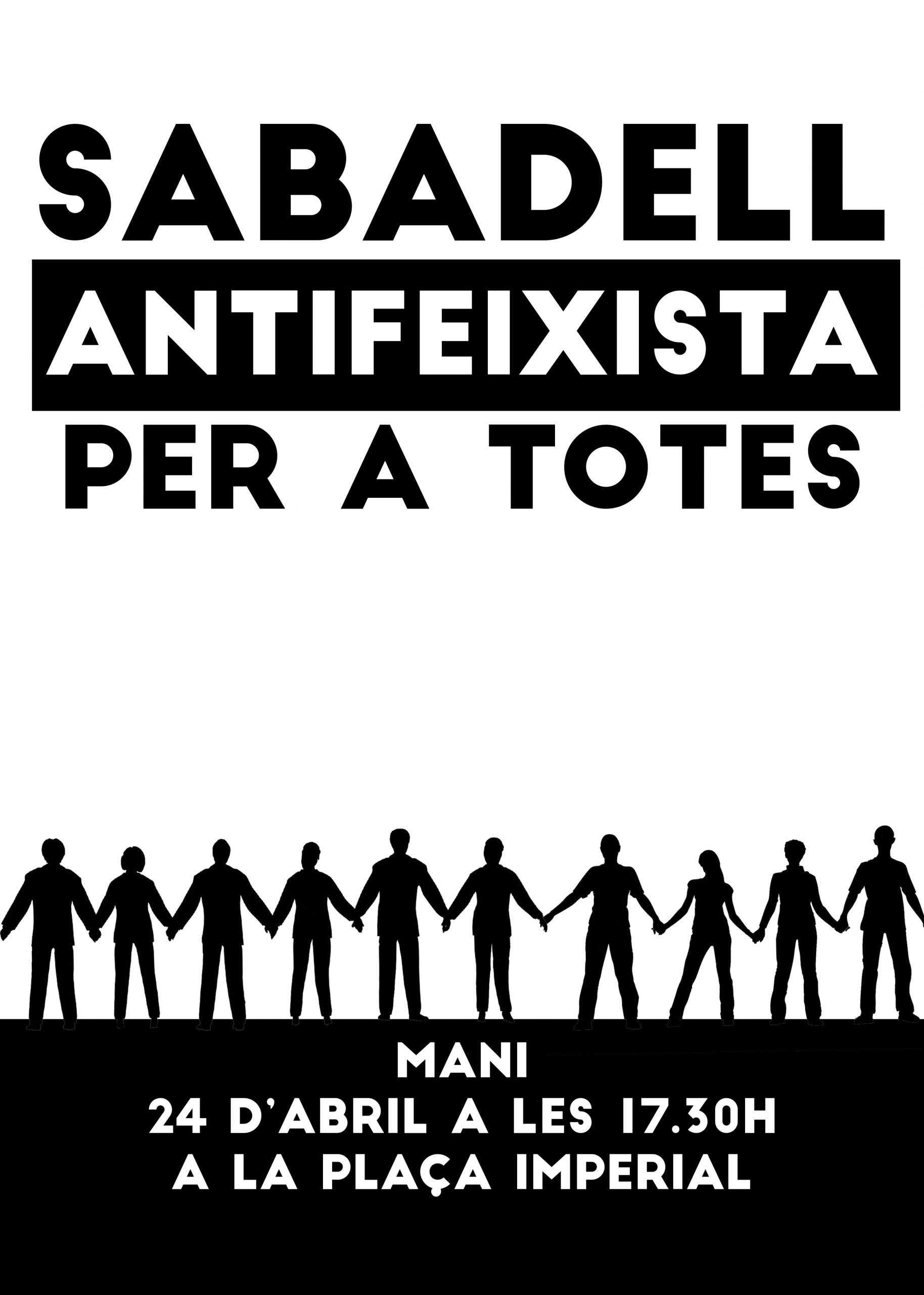 Mani antifeixista Sabadell 24/4/2016