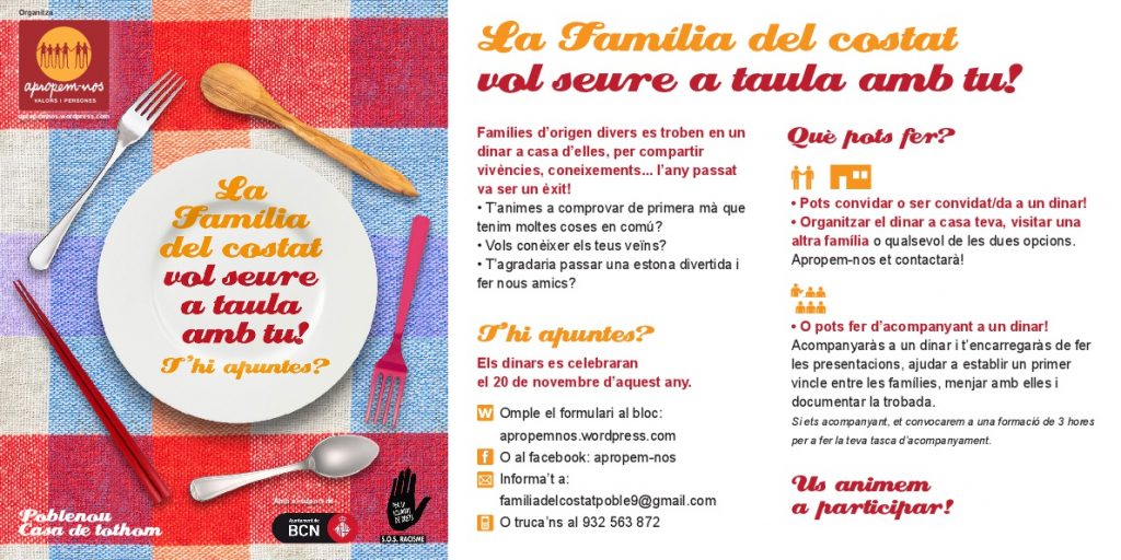 La família del costat al Poblenou