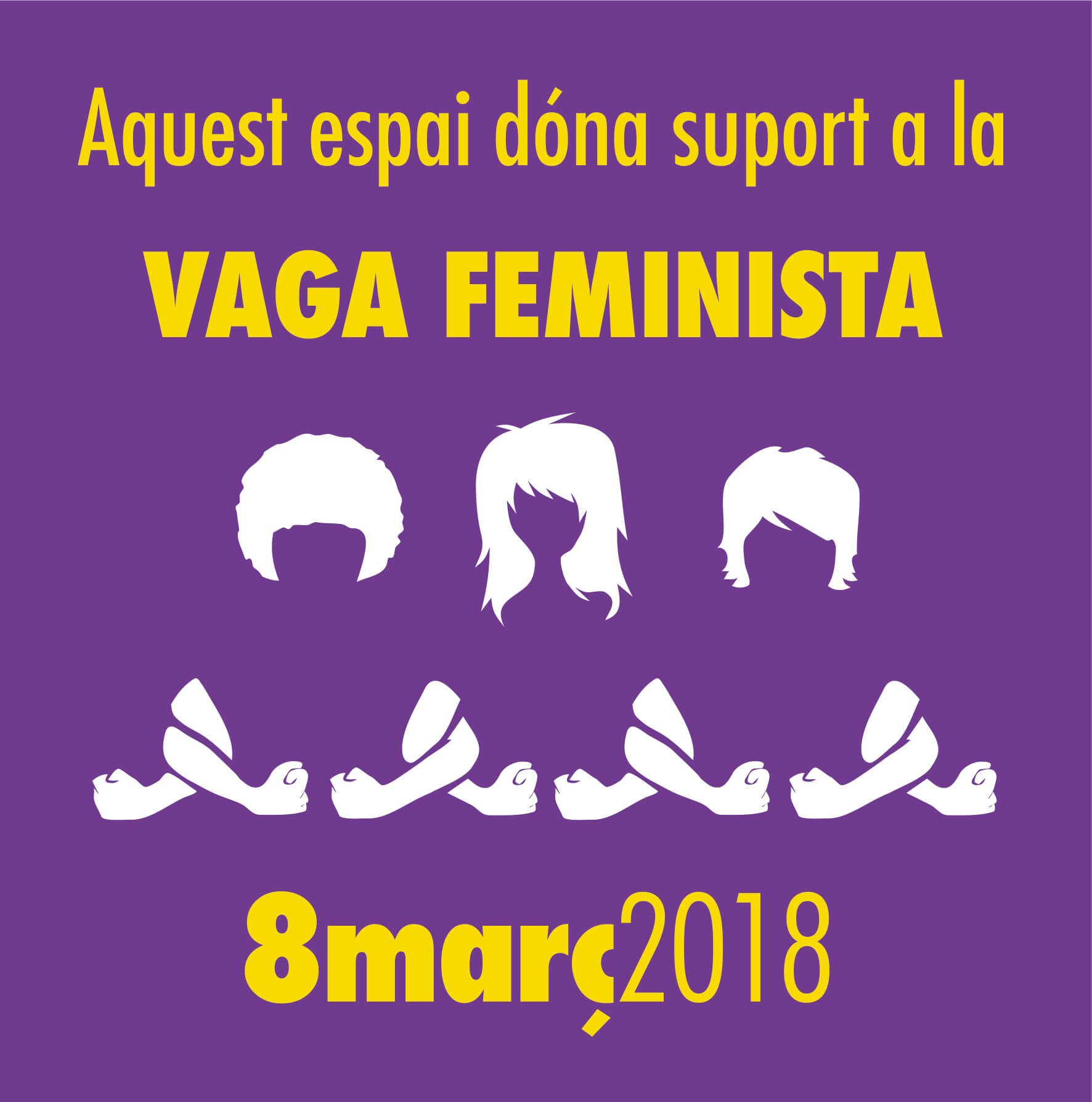 Donem suport a la vaga feminista 8M