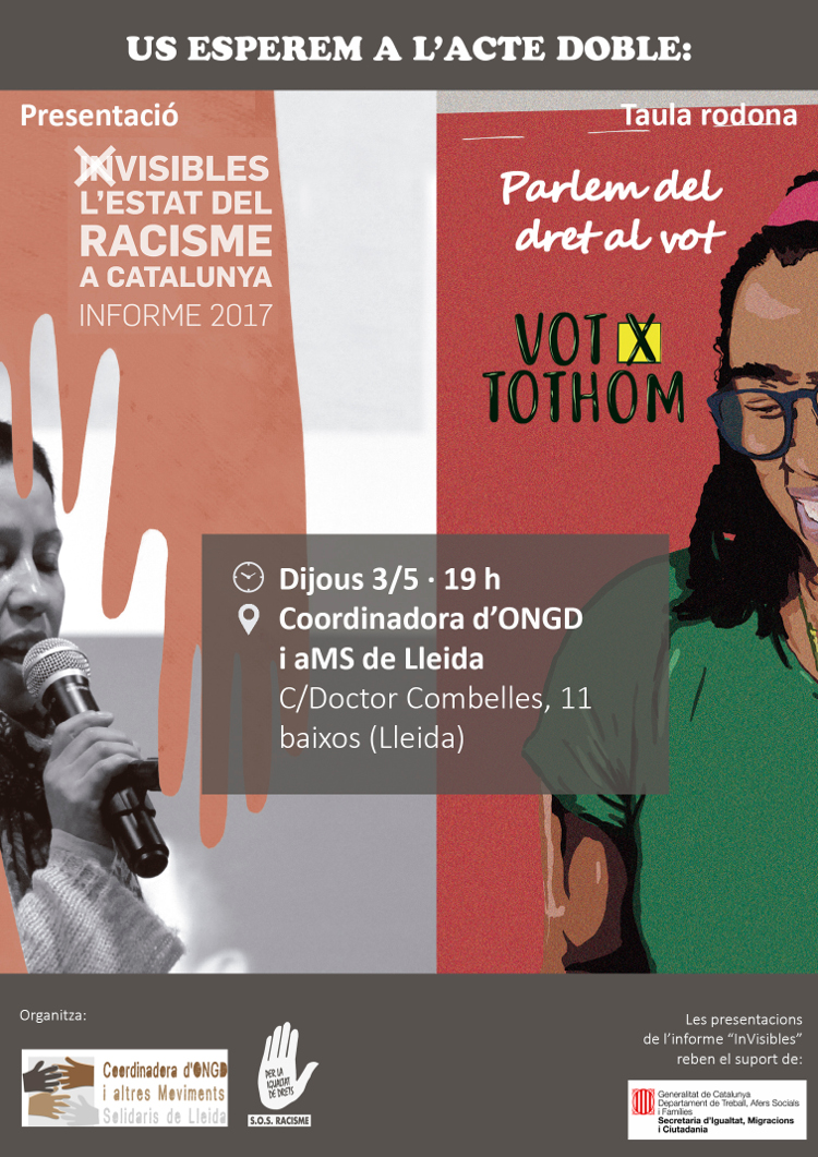 Presentació i debat a Lleida el 3 de maig
