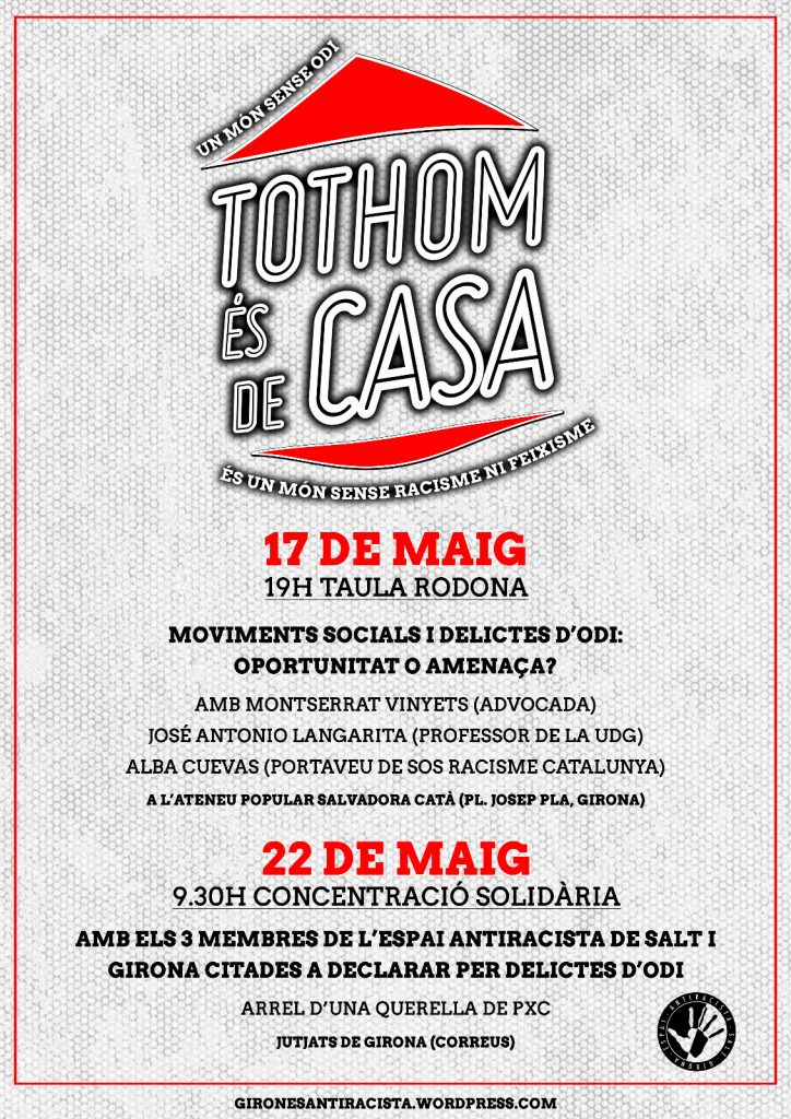 Taula rodona a Girona 17 de maig