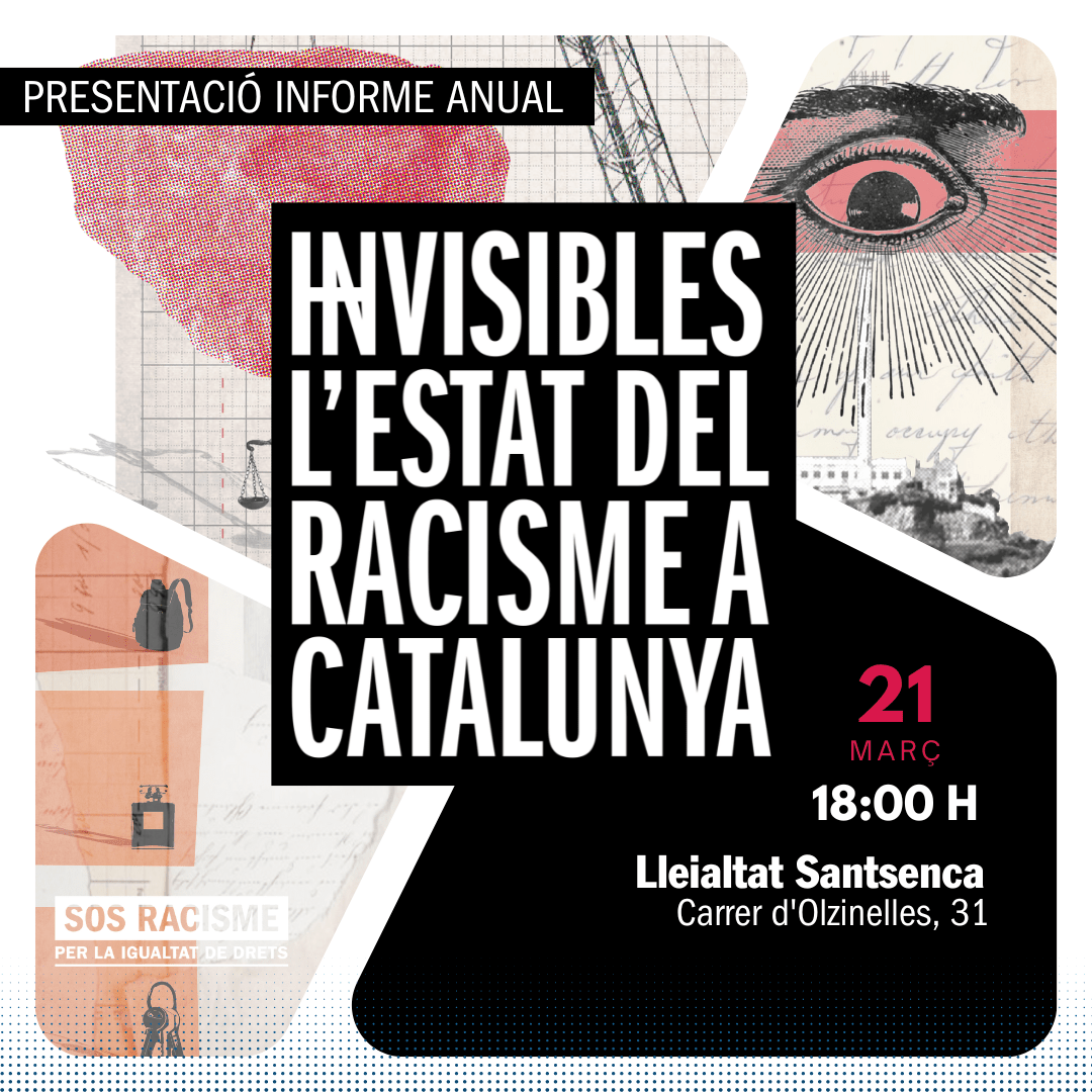 Presentació de l’informe anual 2022: Invisibles. L’estat del racisme a Catalunya.