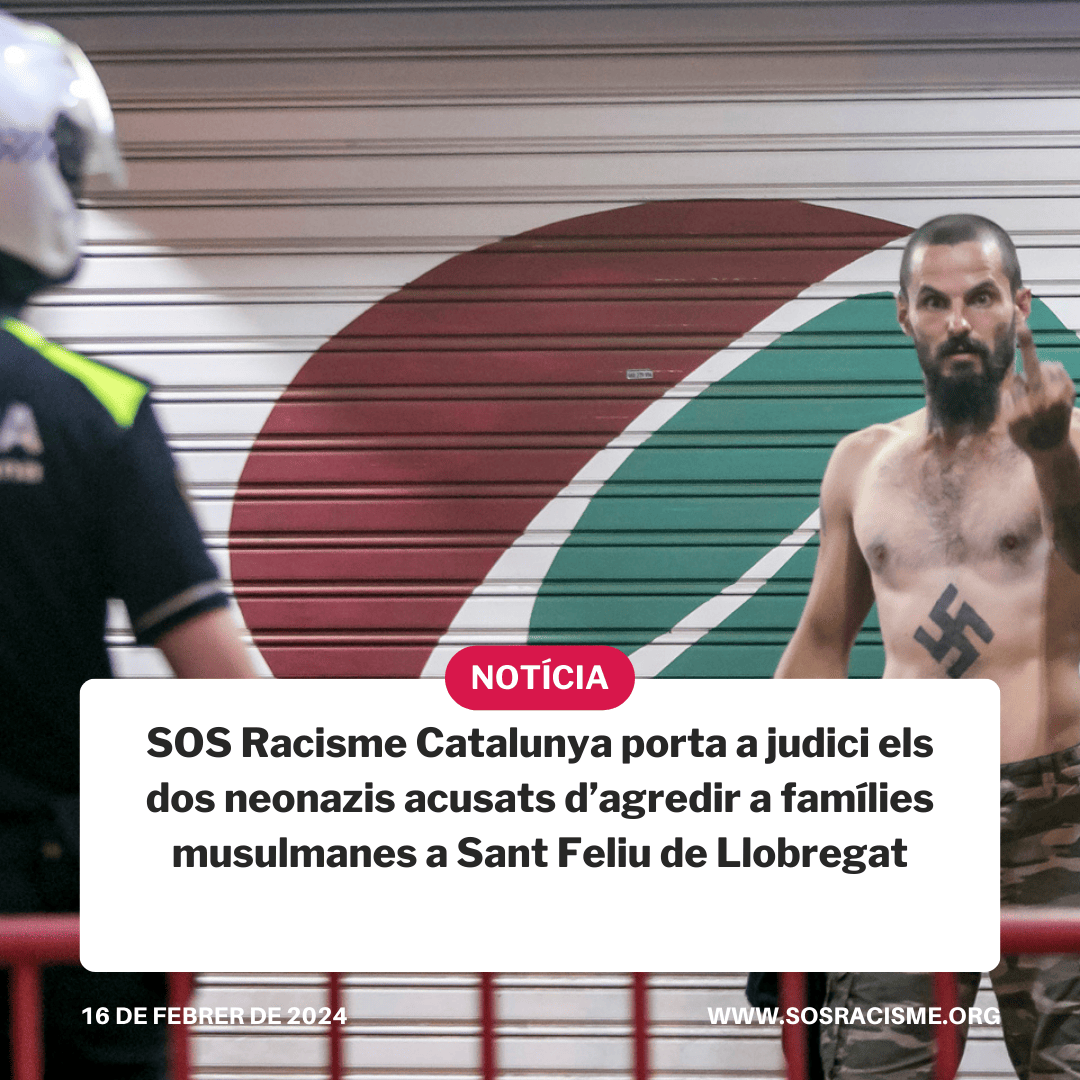 Antonio Castellón en l'atac al casal popular Tres Voltes Rebel de Nou Barris, el 24 de juliol 2018